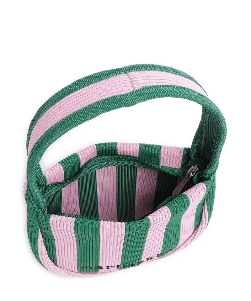 Marimekko Knitted Merirosvo Handtasche pink/dark green