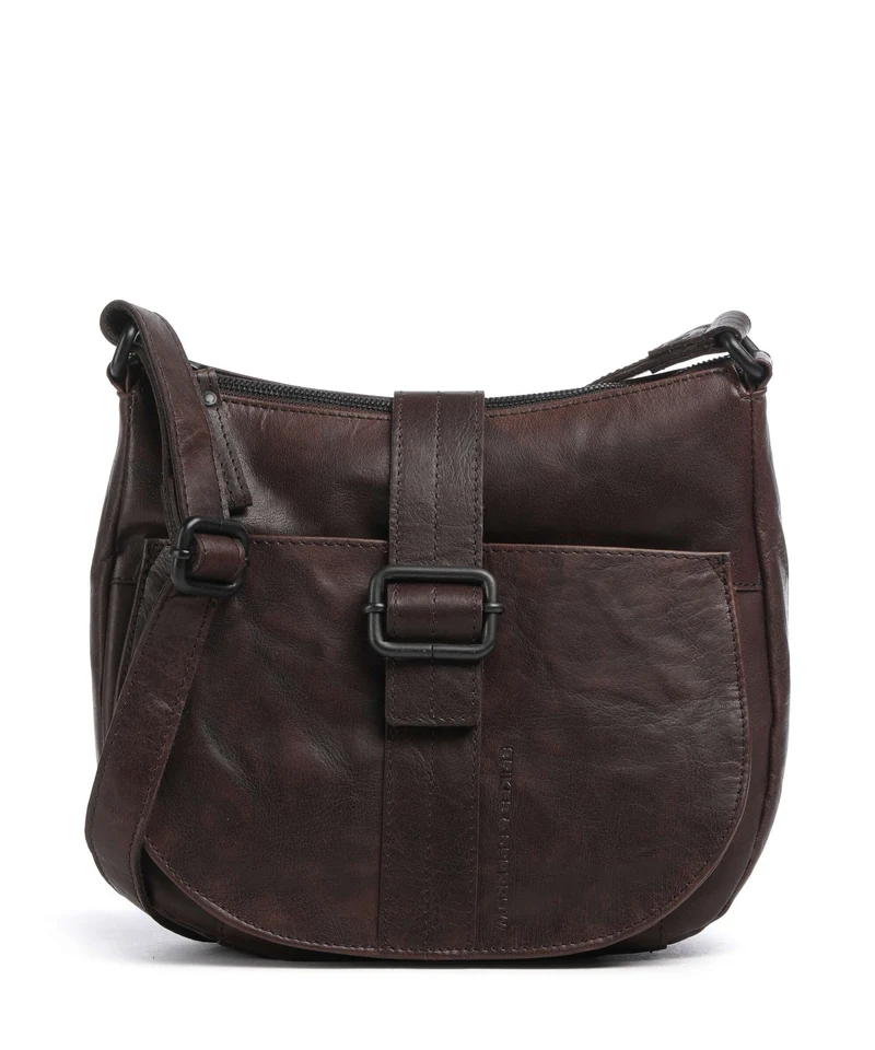 Spikes & Sparrow Bronco Donnella Umhängetasche dark brown