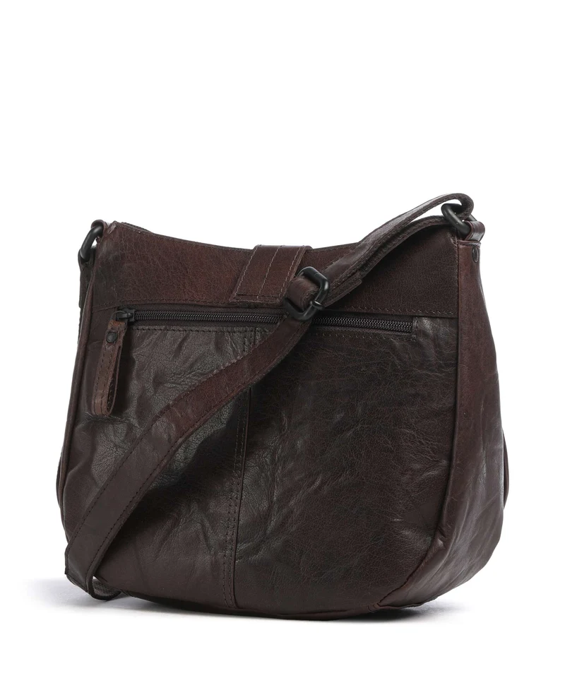 Spikes & Sparrow Bronco Donnella Umhängetasche dark brown
