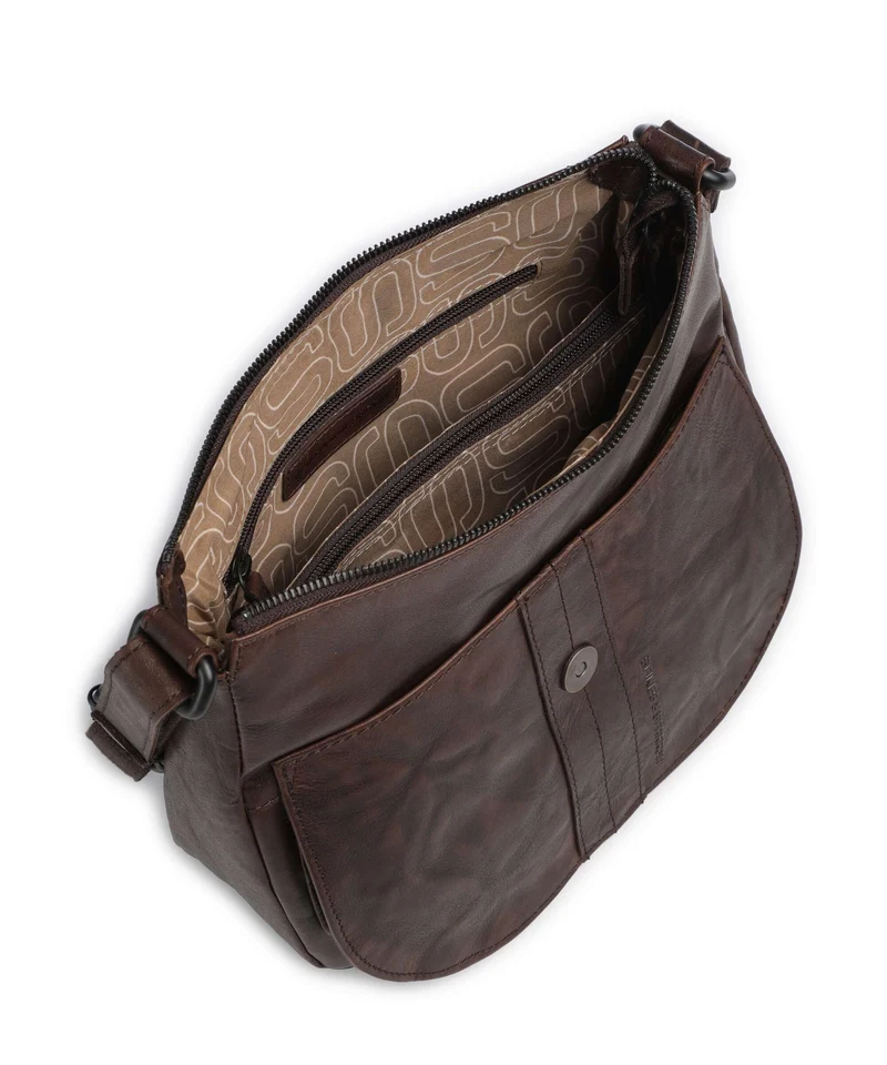 Spikes & Sparrow Bronco Donnella Umhängetasche dark brown