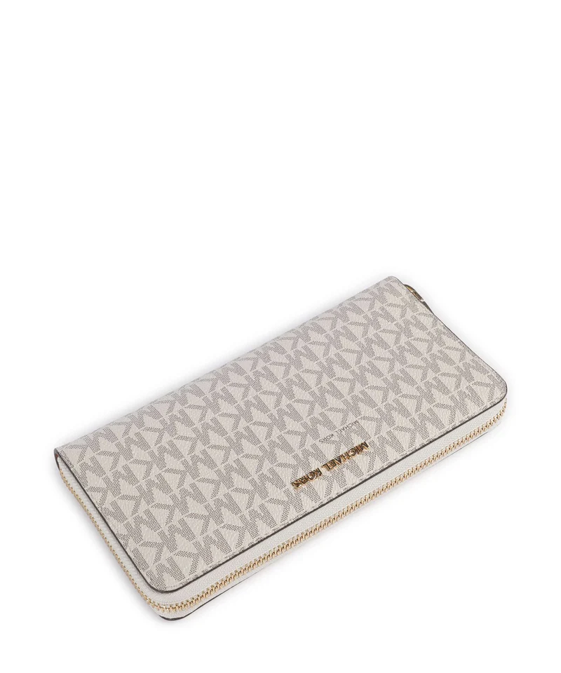 Michael Kors Jet Set Large Geldbörse vanilla/acrn