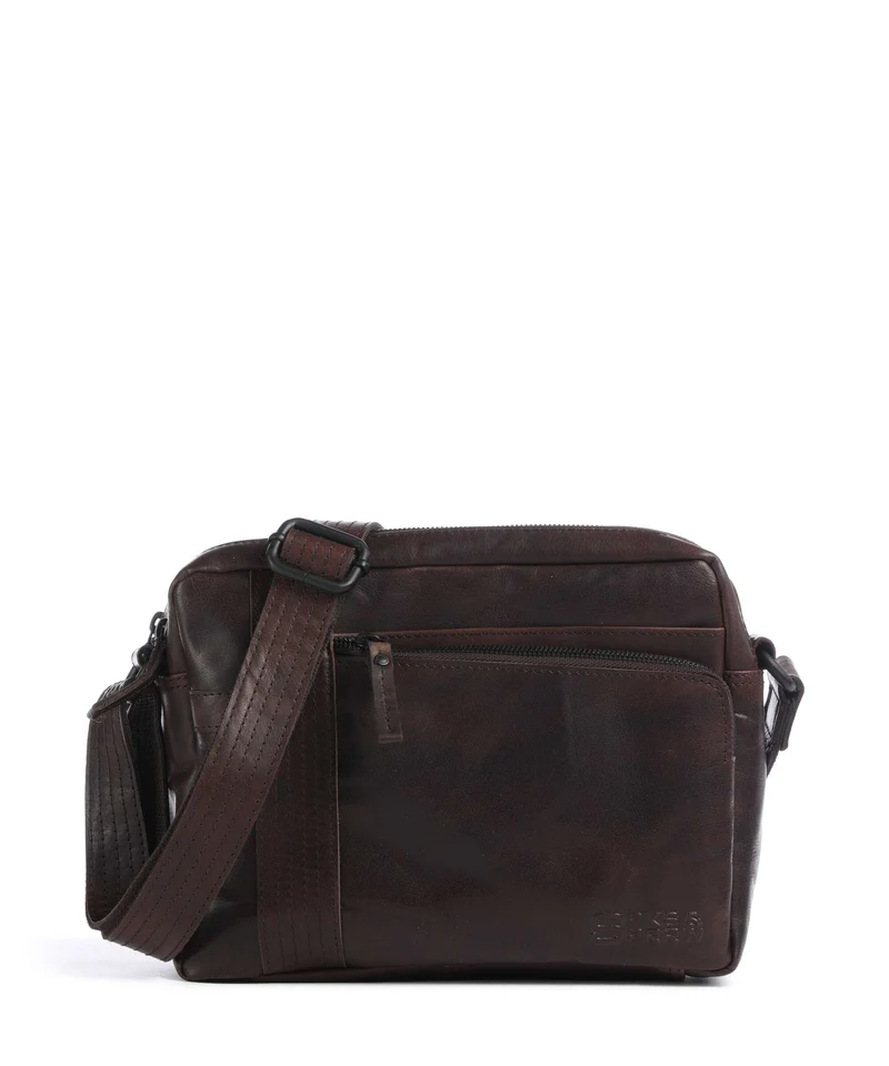 Spikes & Sparrow Bronco Ayden Umhängetasche dark brown