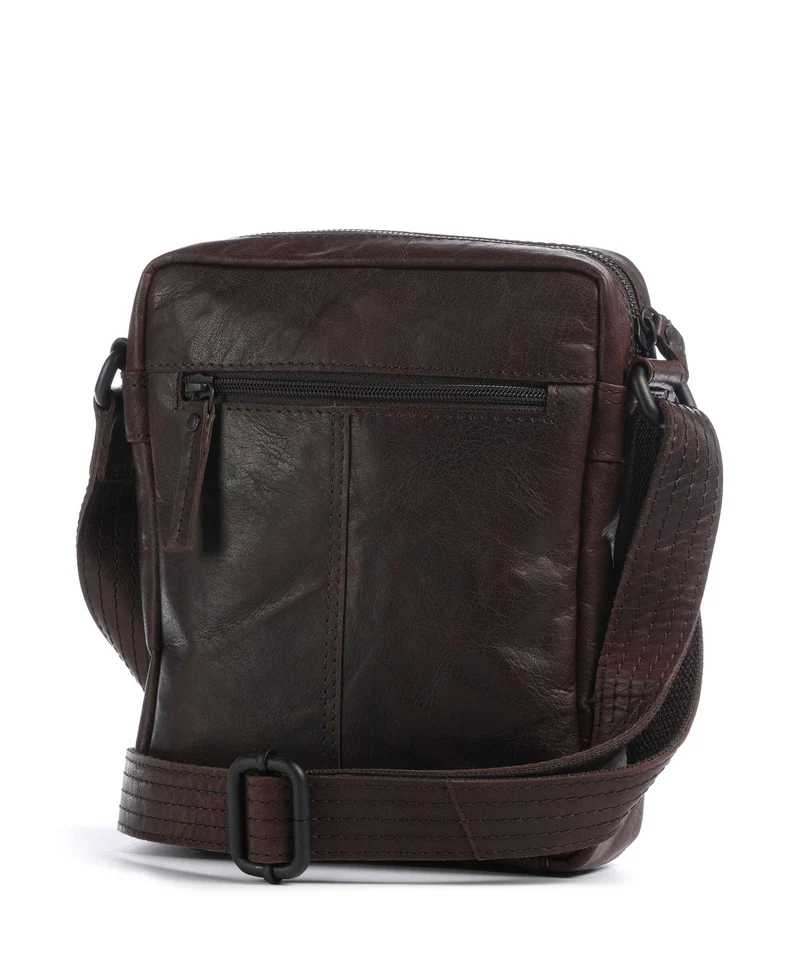 Spikes & Sparrow Bronco Benn Umhängetasche dark brown