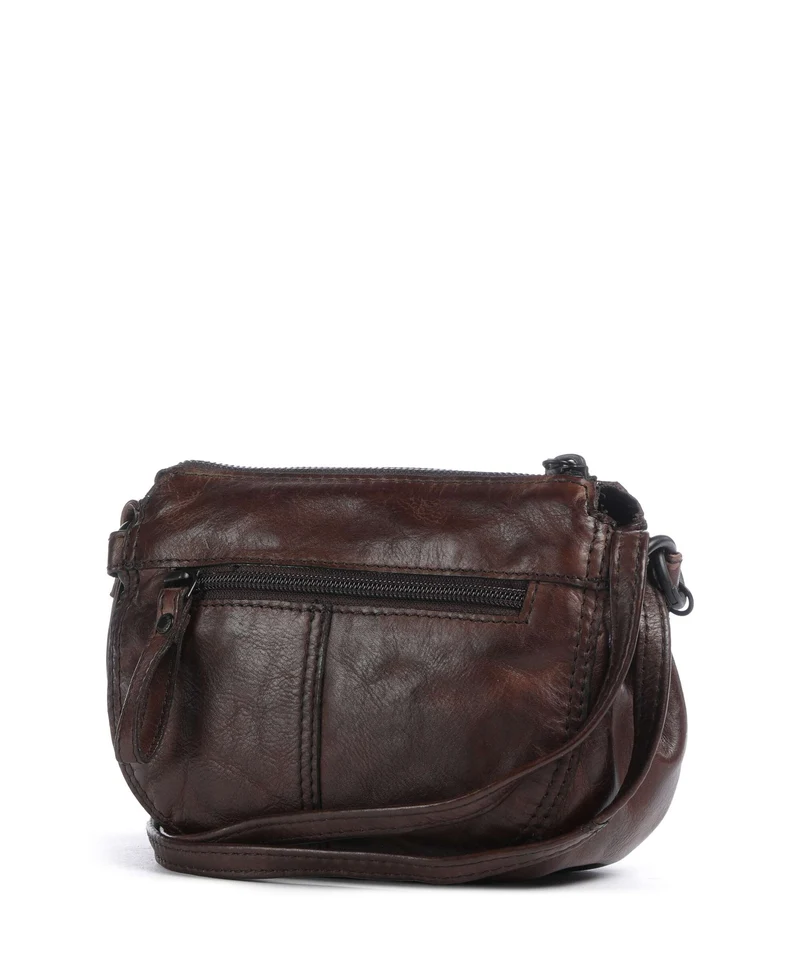 Spikes & Sparrow Apache Delaine Umhängetasche dark brown