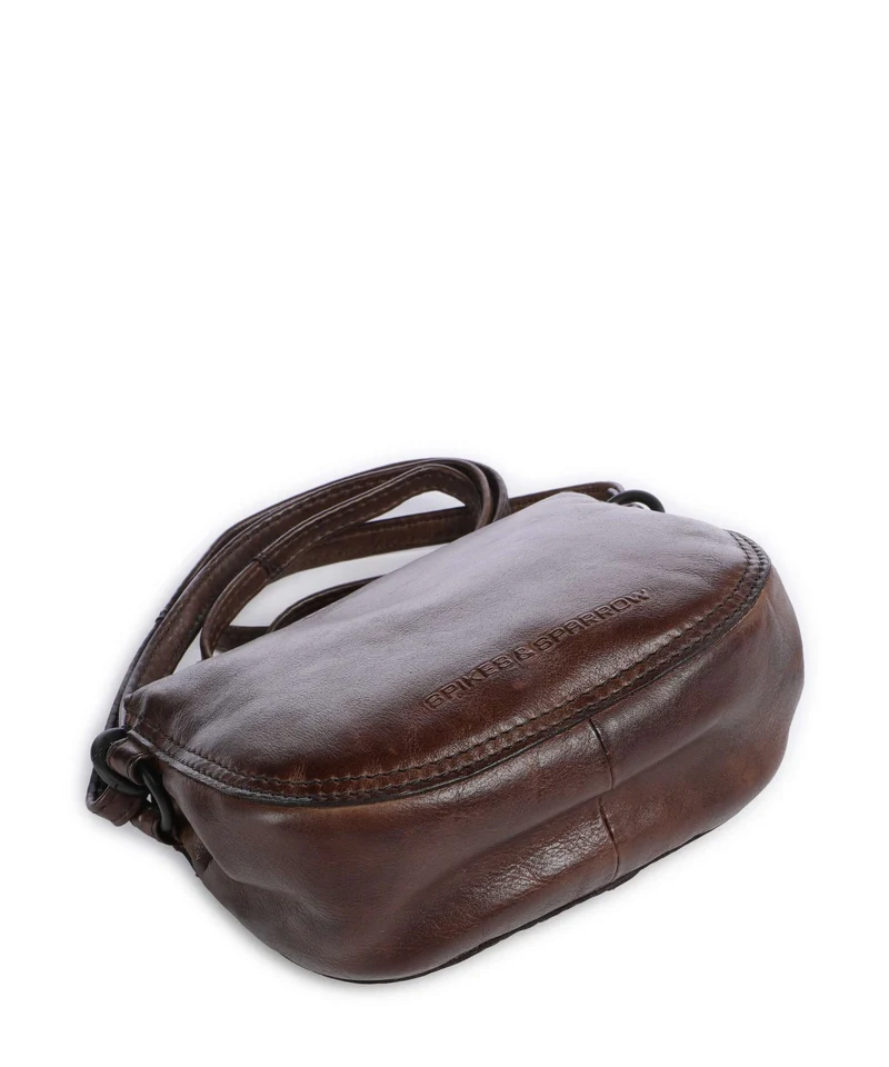 Spikes & Sparrow Apache Delaine Umhängetasche dark brown