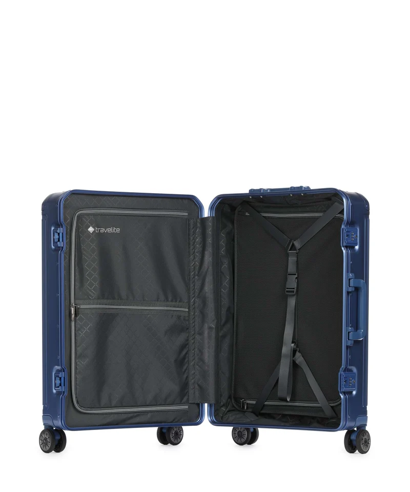 Travelite Next 2.0 4-Rollen Trolley blue