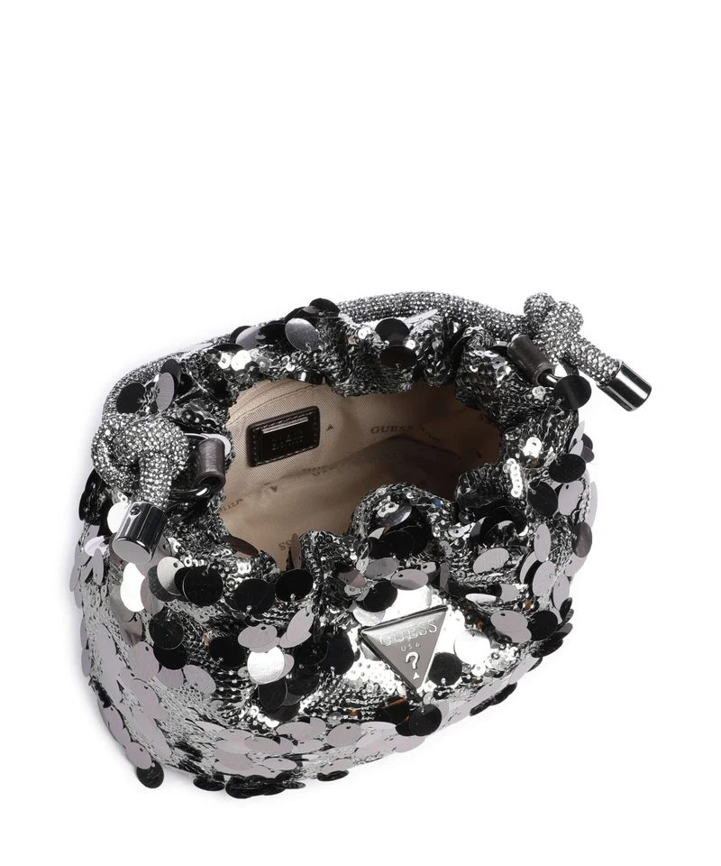 Guess Holiday Bucket Handtasche pewter