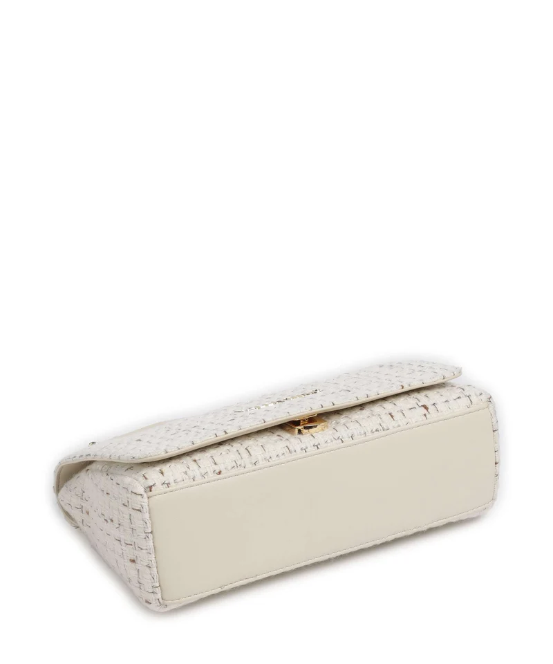 Valentino Bags Tweed Schultertasche off white/multicolour