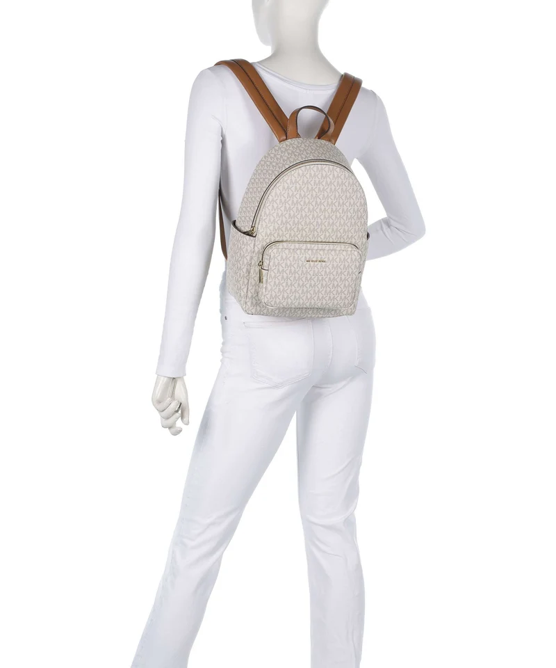 Michael Kors Tanner Medium Rucksack vanilla/acorn