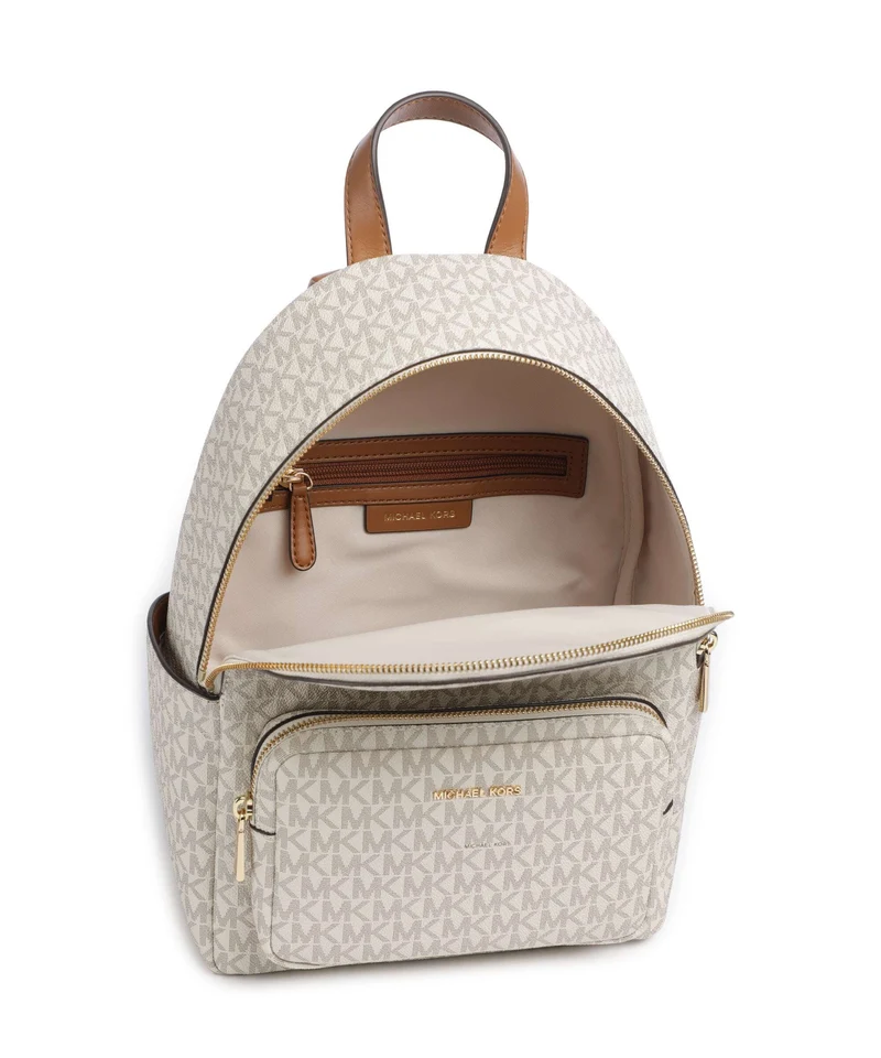 Michael Kors Tanner Medium Rucksack vanilla/acorn
