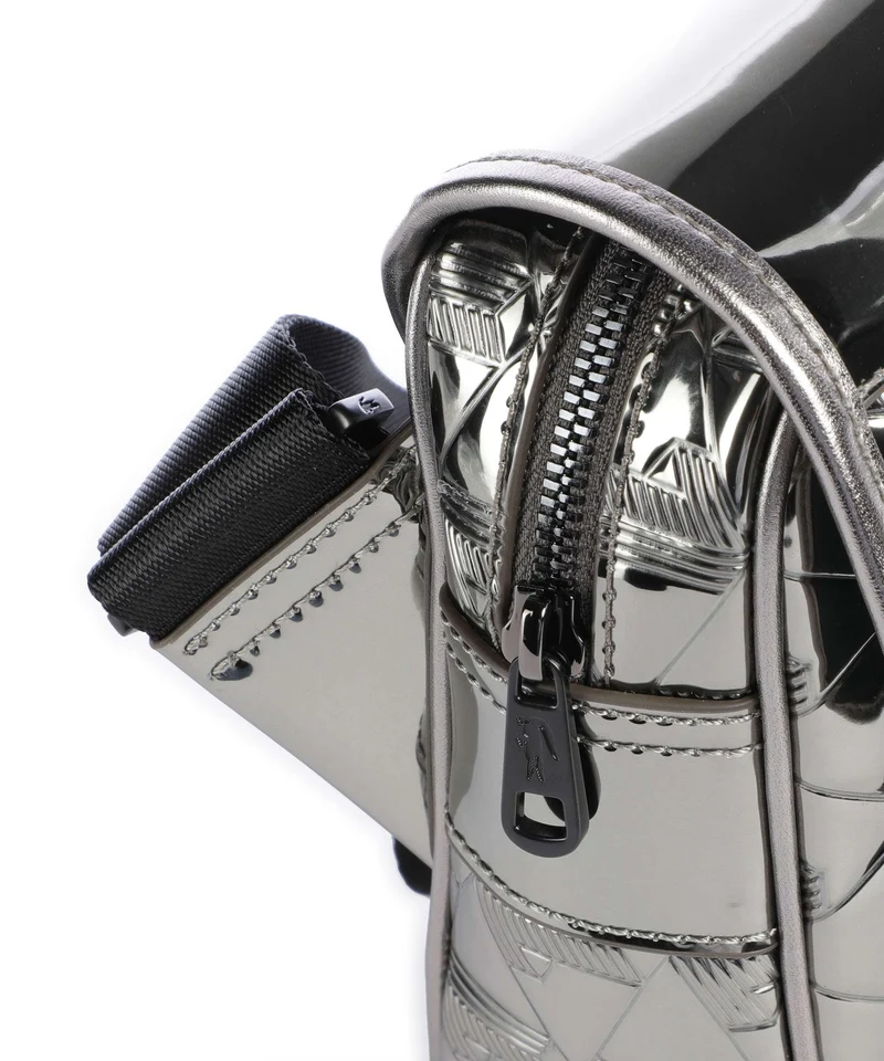 Lacoste Holiday Umhängetasche silver/black