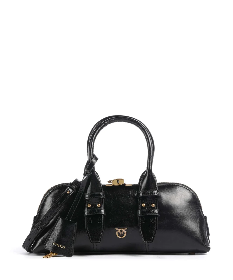 Pinko Bowling Horizontal Handtasche nero/antique gold