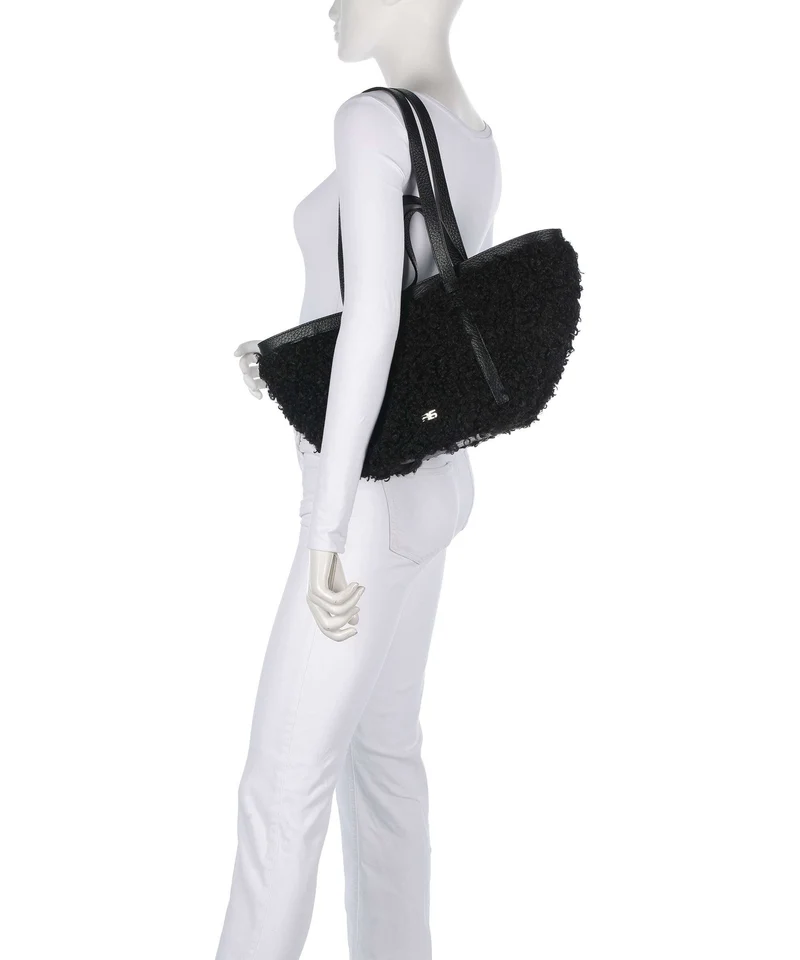Abro Latxa Cosmo Medium Shopper black/gold