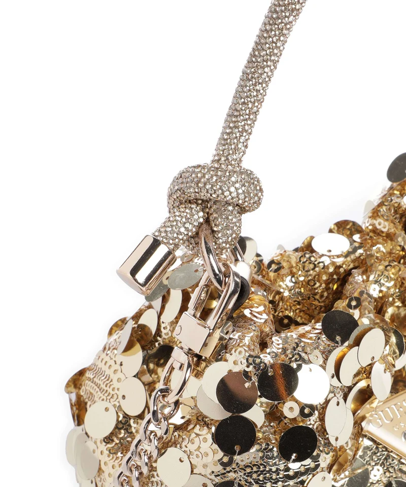 Guess Holiday Bucket Handtasche gold