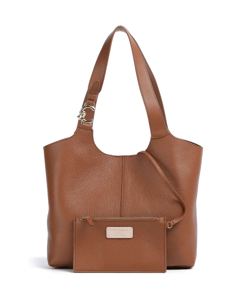 Coccinelle C-Easy Beuteltasche cognac