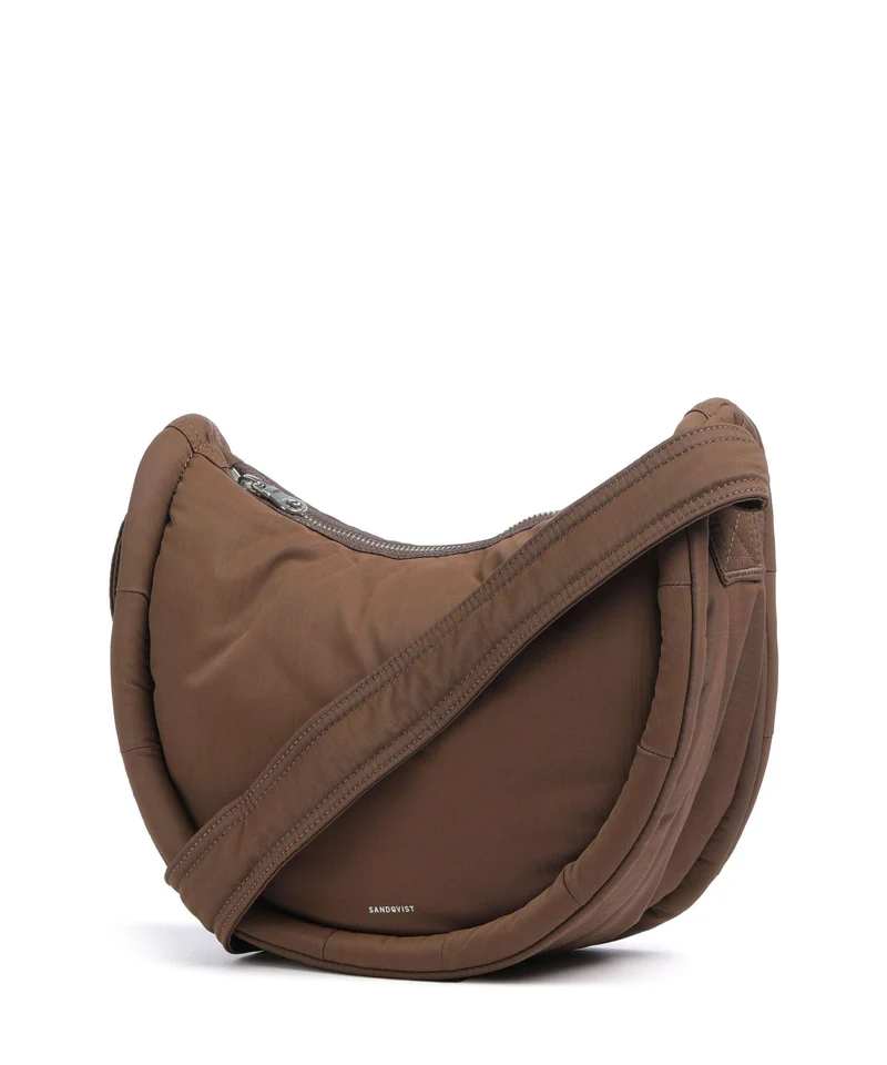 Sandqvist Curve S Umhängetasche dark taupe