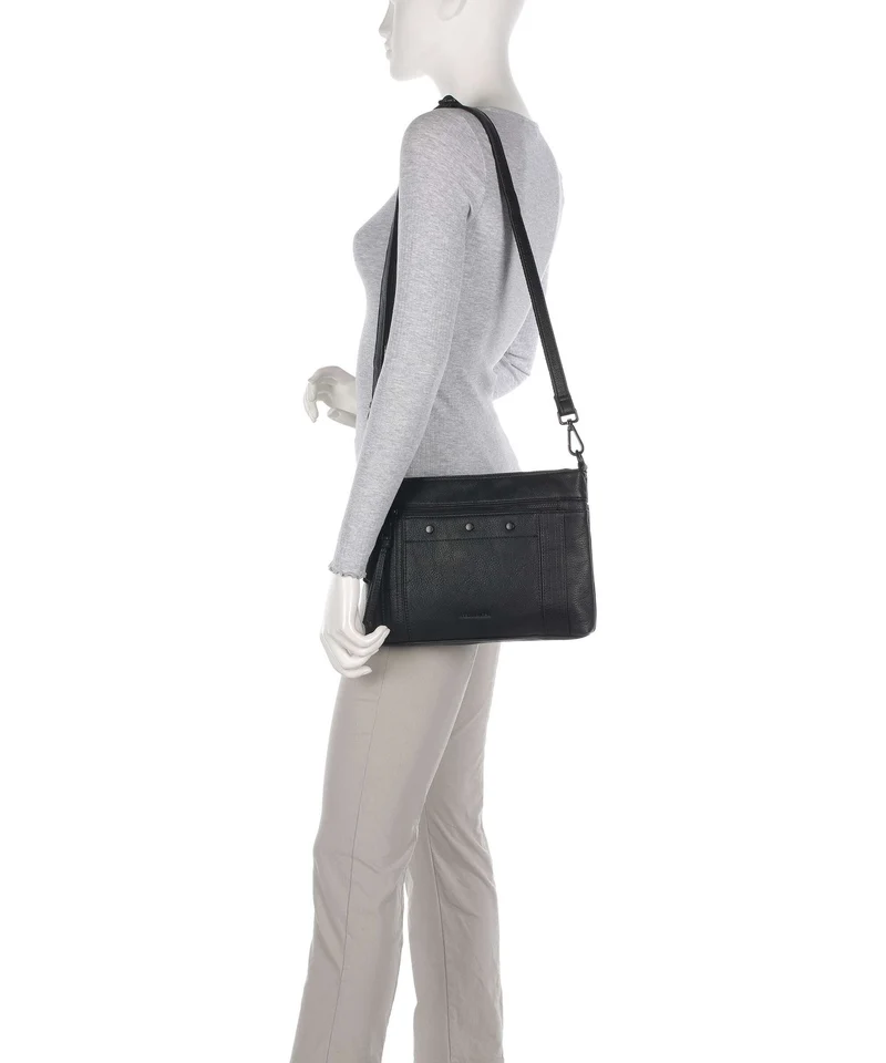 FredsBruder Deep Dark Schultertasche black