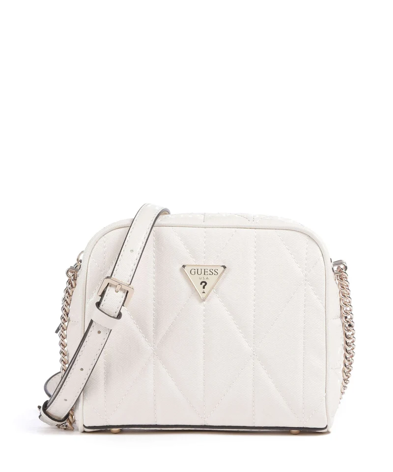Guess Aldina G-Shine Umhängetasche offwhite