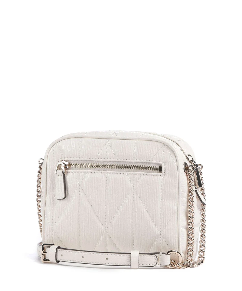 Guess Aldina G-Shine Umhängetasche offwhite