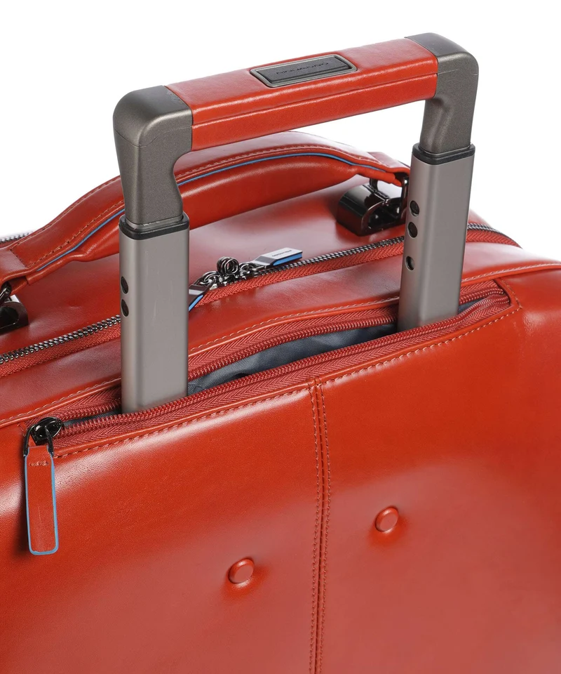 Piquadro 2-Rollen Trolley tabacco