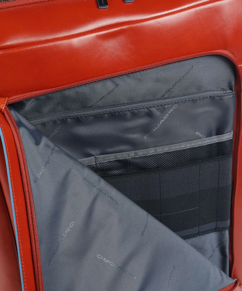 Piquadro 2-Rollen Trolley tabacco