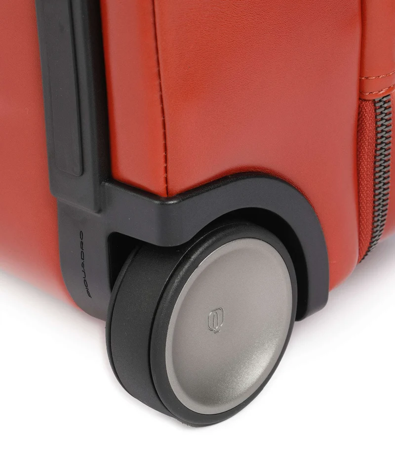 Piquadro 2-Rollen Trolley tabacco