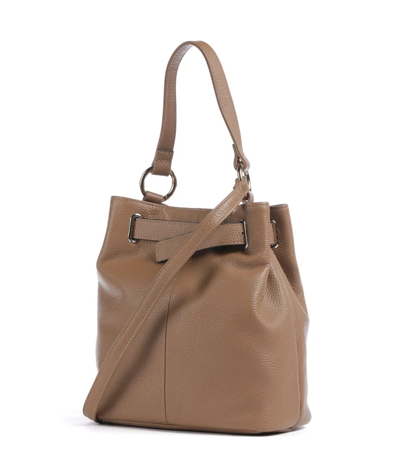 Kazar Salve Bucket Handtasche light brown