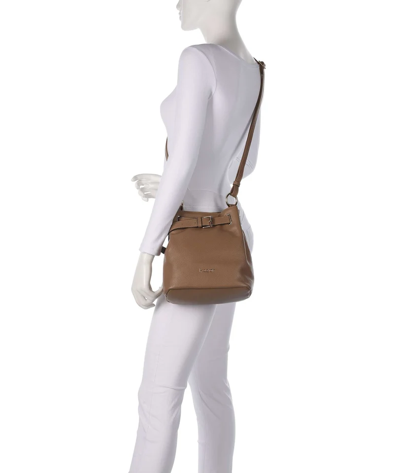 Kazar Salve Bucket Handtasche light brown