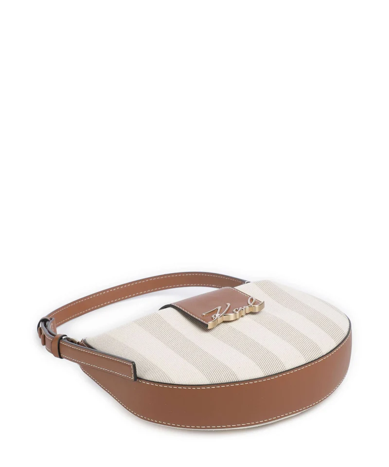 Karl Lagerfeld K/Signature Schultertasche natural canvas/tan