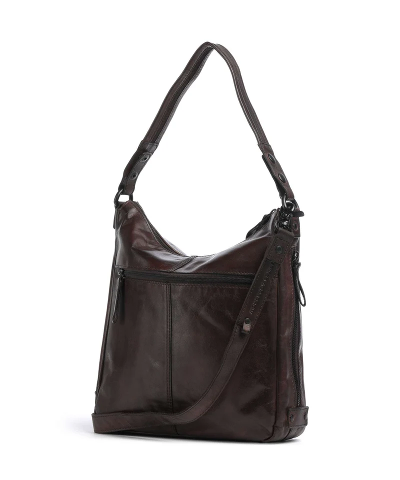 Spikes & Sparrow Apache Gayla Beuteltasche dark brown