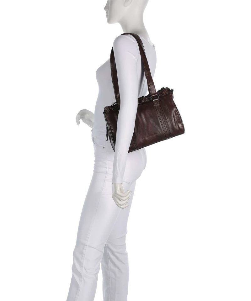 Spikes & Sparrow Apache Janetta Schultertasche dark brown