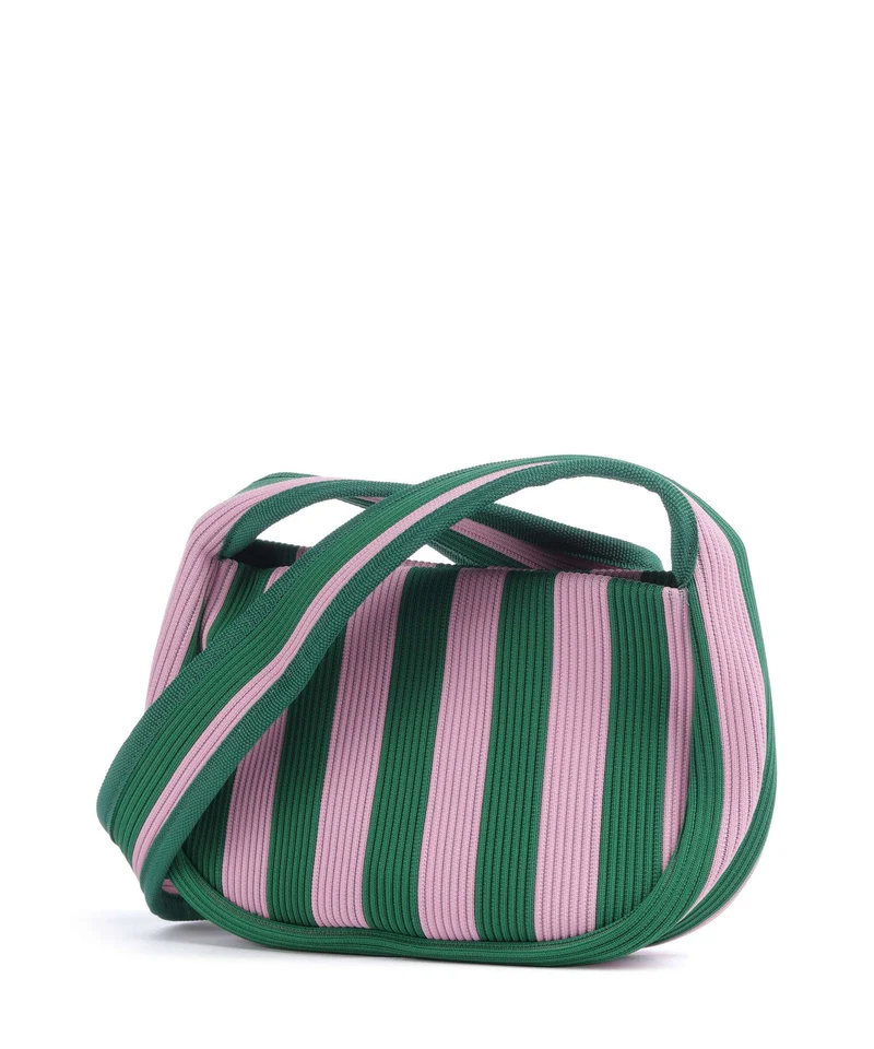 Marimekko Knitted Merirosvo Schultertasche pink/dark green
