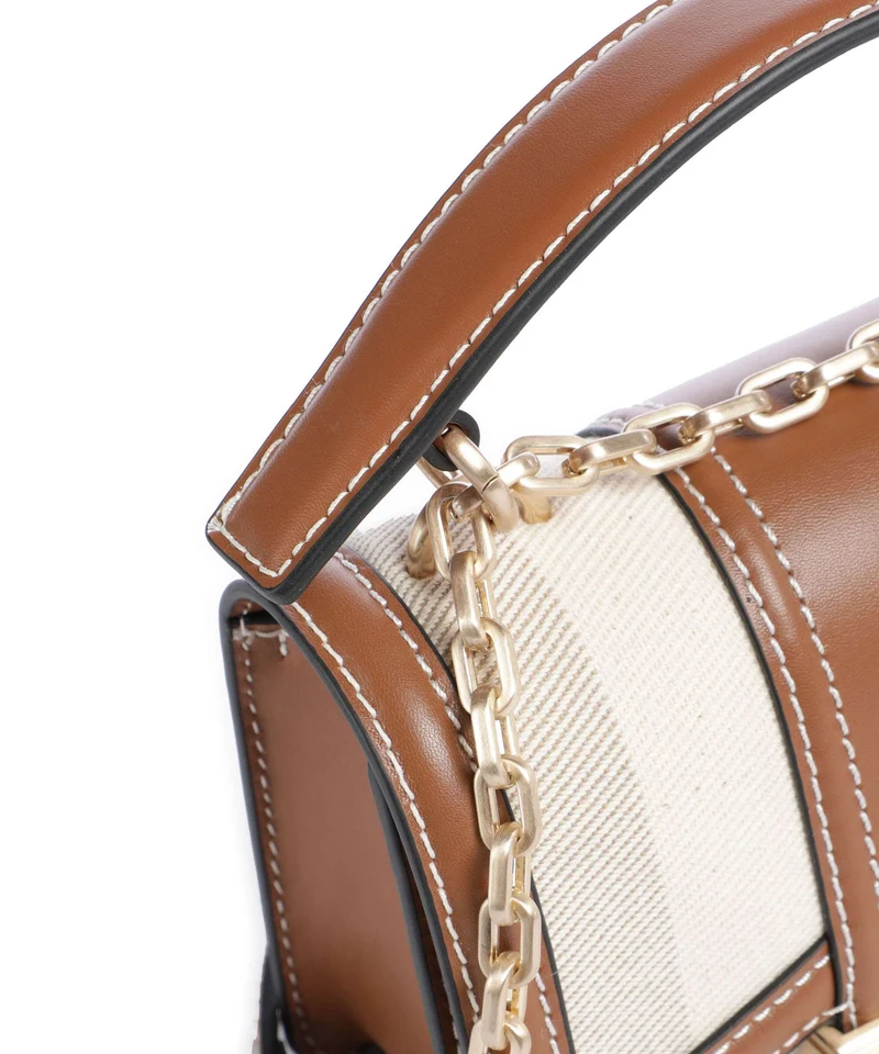 Karl Lagerfeld K/Nova Small Umhängetasche natural canvas/tan