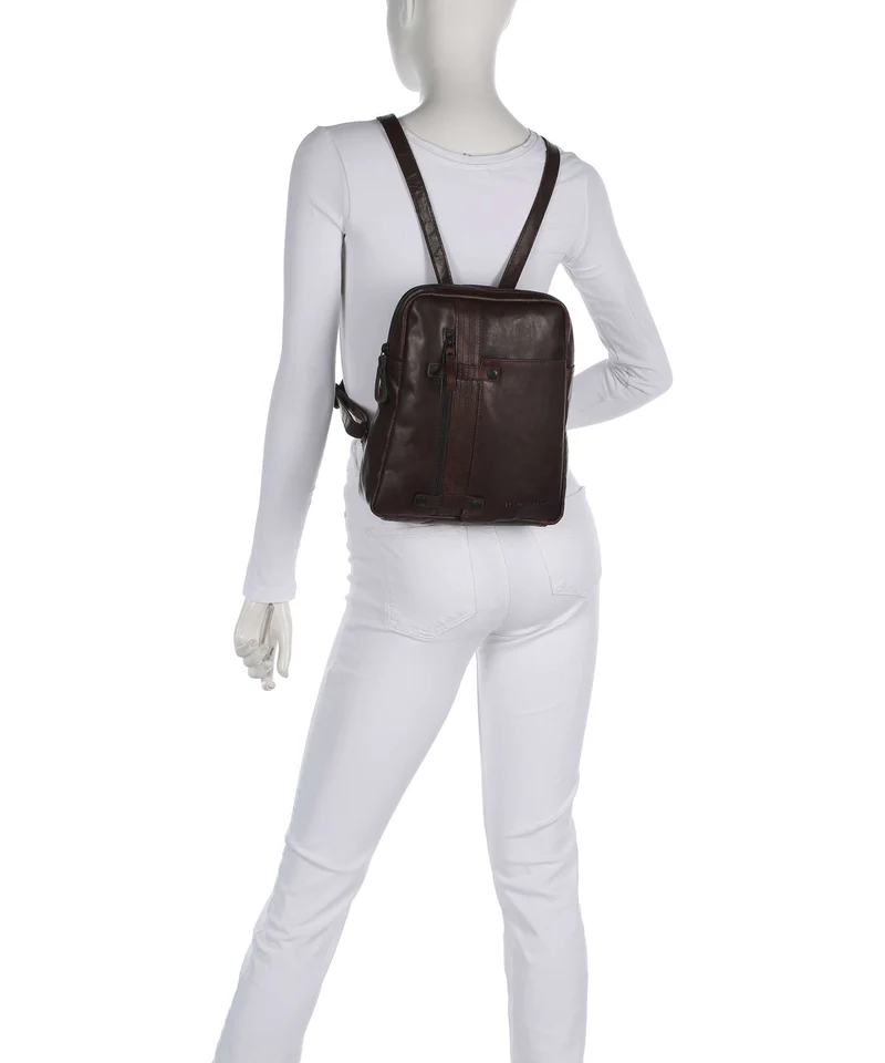 Spikes & Sparrow Bronco Roxy Rucksack dark brown