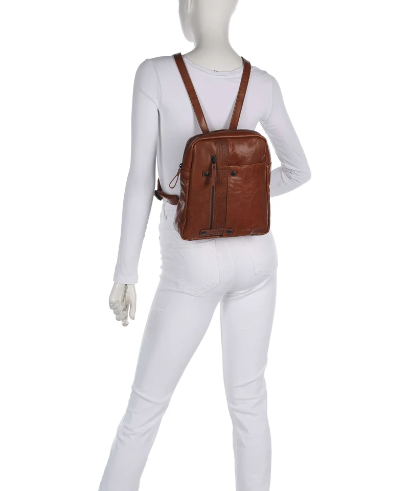 Spikes & Sparrow Bronco Roxy Rucksack brandy