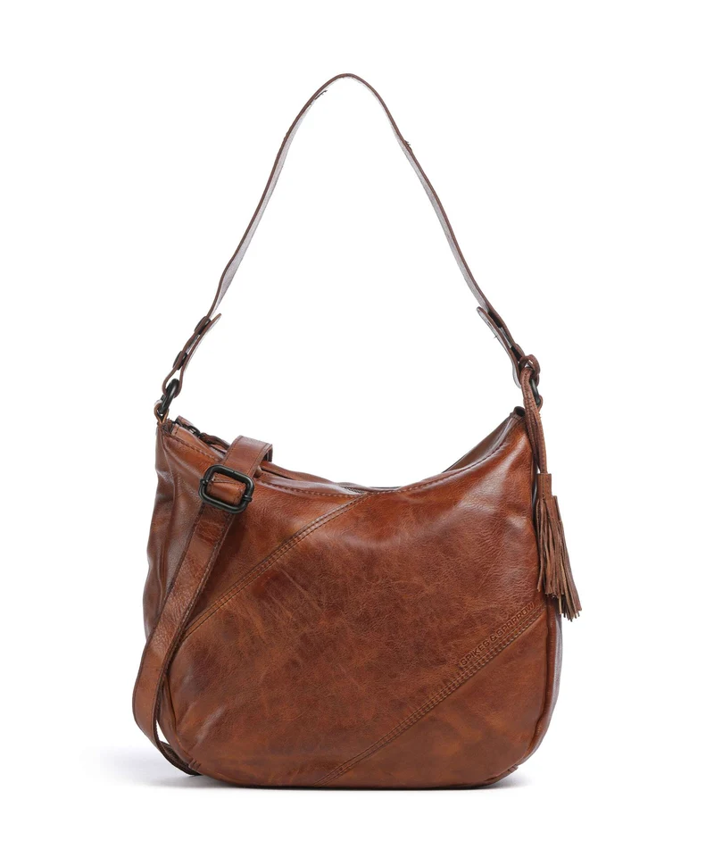 Spikes & Sparrow Apache Natalia Beuteltasche brandy