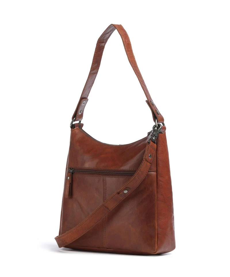 Spikes & Sparrow Bronco Cydney Beuteltasche brandy
