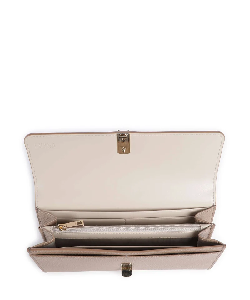 Furla Iride Continental Geldbörse greige/sabbia int