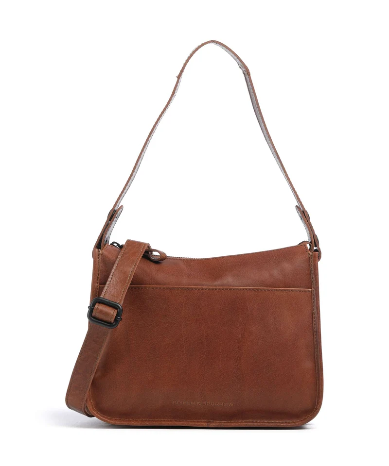Spikes & Sparrow Bronco Chanice Schultertasche brandy