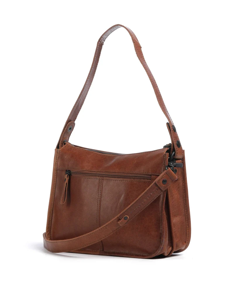 Spikes & Sparrow Bronco Chanice Schultertasche brandy