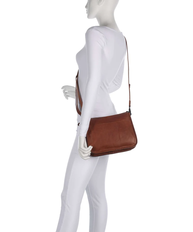 Spikes & Sparrow Bronco Chanice Schultertasche brandy