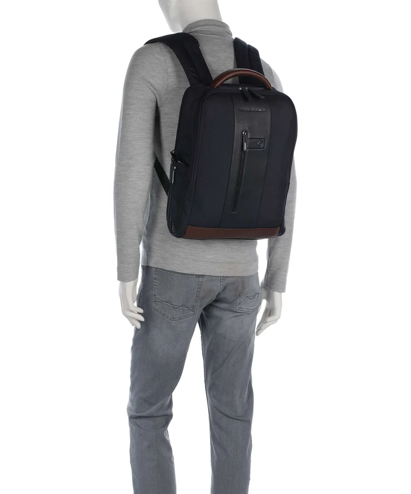 Piquadro Brief 2 Rucksack blue/cognac
