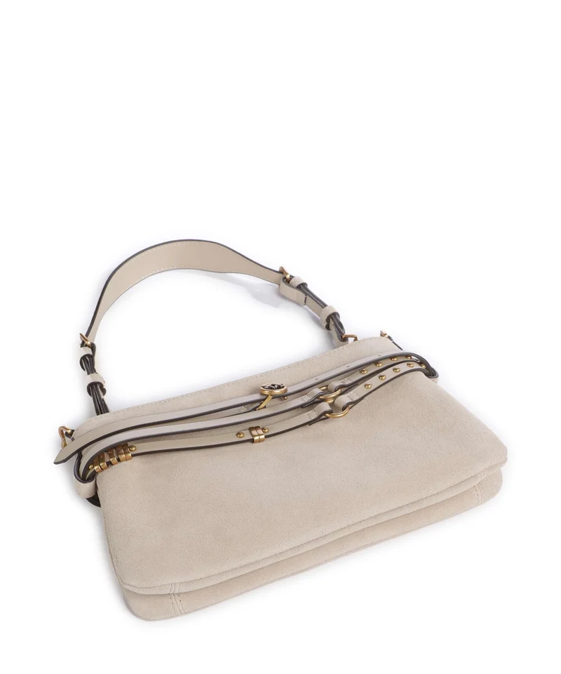 Pinko Belt Mini Schultertasche beige/grigio fumo/antique gold