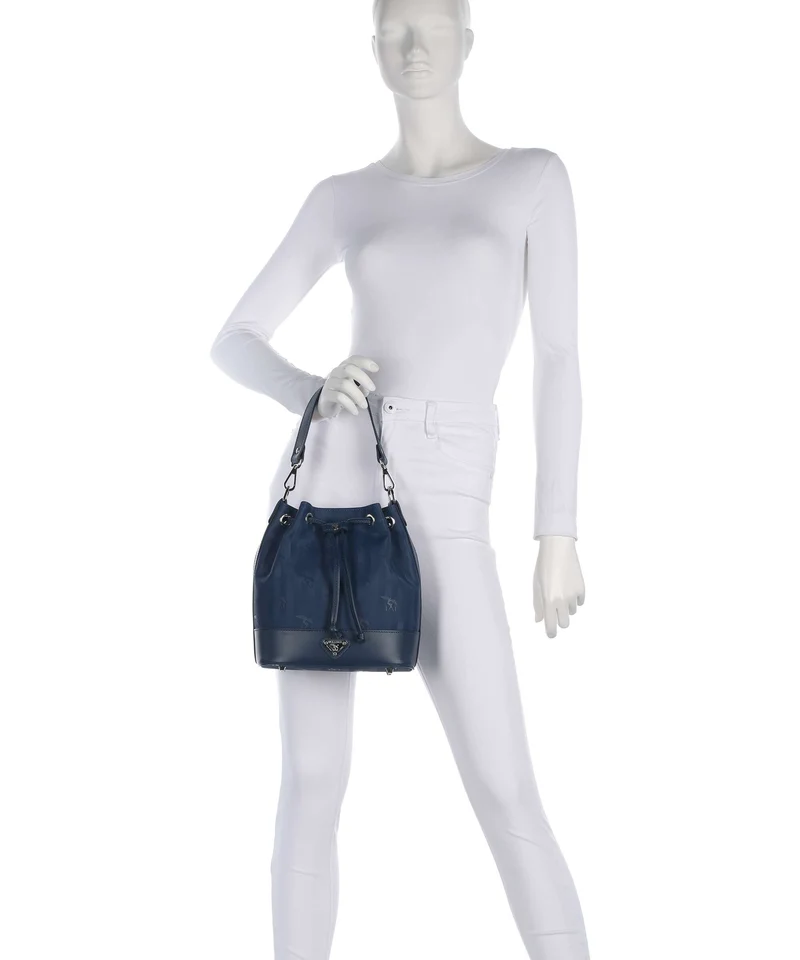 Maison Mollerus Vinerus Sion Bucket Handtasche deep blau