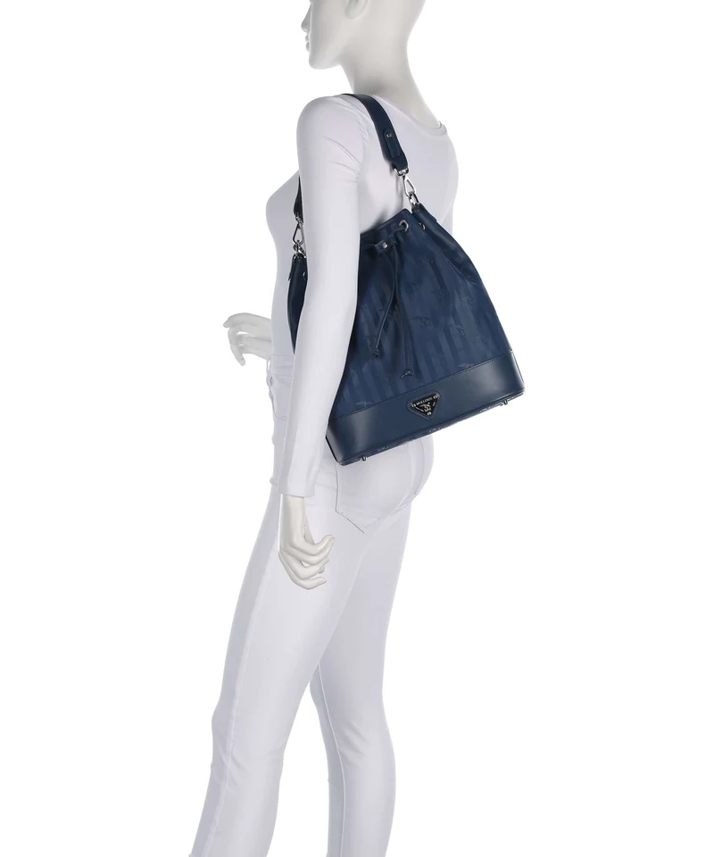 Maison Mollerus Vinerus Niesen Bucket Handtasche deep blau