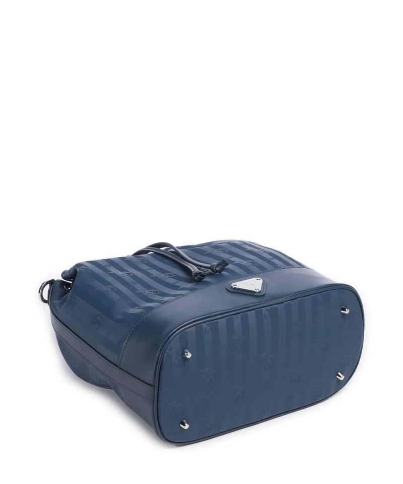Maison Mollerus Vinerus Niesen Bucket Handtasche deep blau