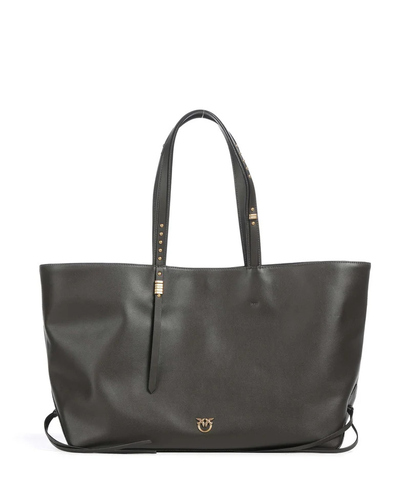 Pinko Shopper verde fango/antique gold