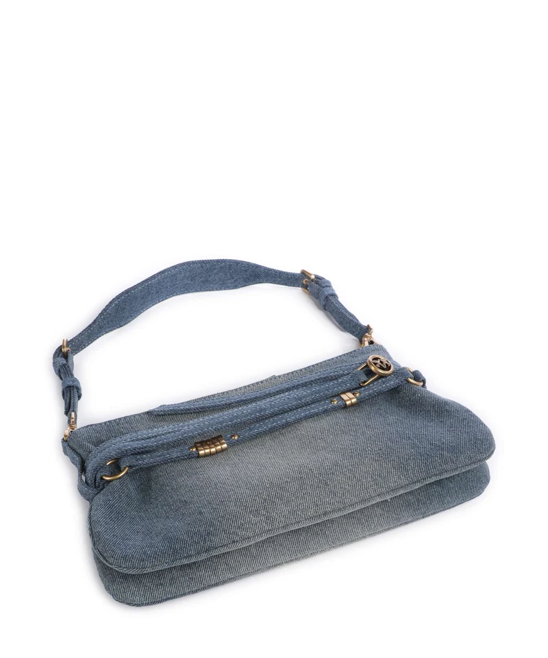 Pinko Belt Mini Schultertasche lavaggio medio/antique gold