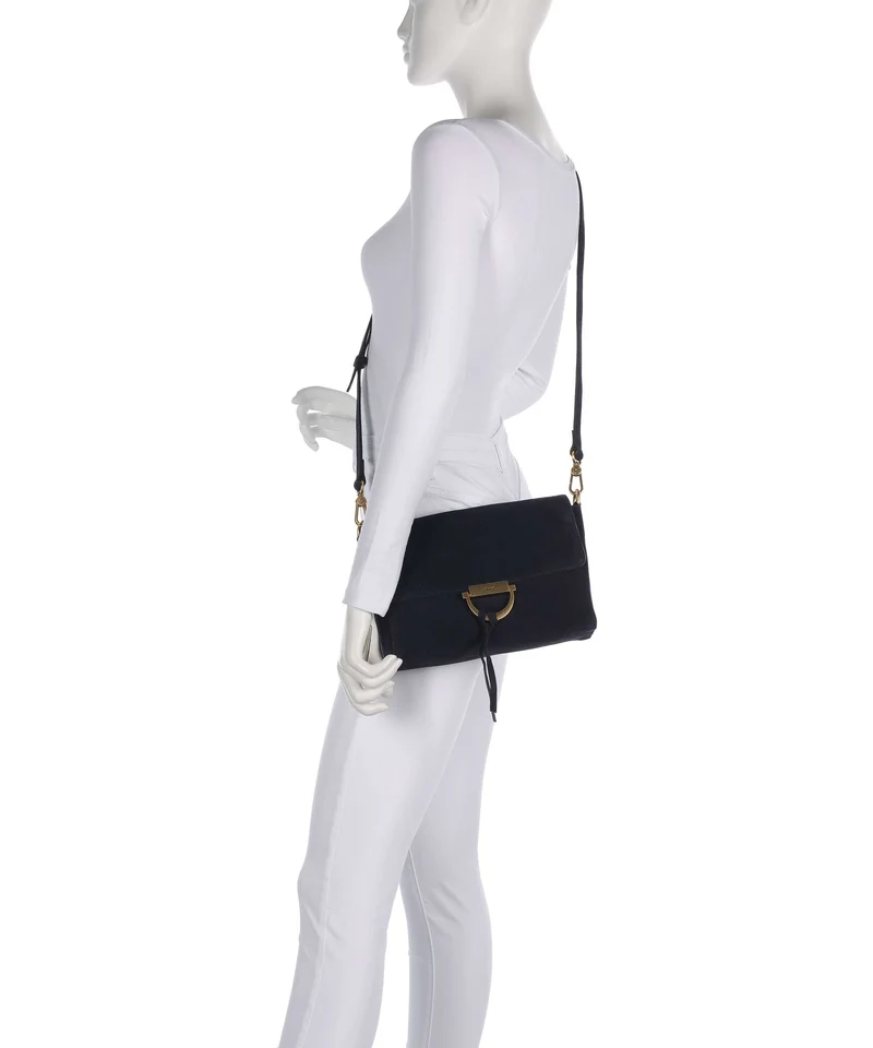 Abro Suede Temi Schultertasche navy