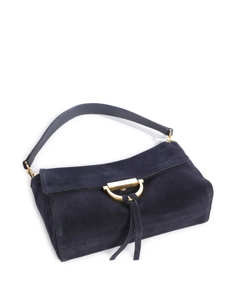 Abro Suede Temi Schultertasche navy